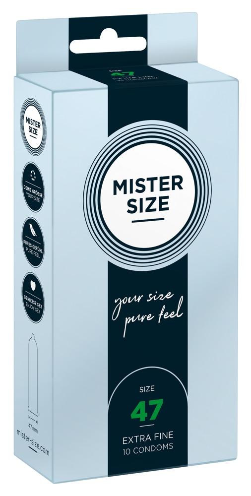 Mister Size 47 mm, kõige väiksemad kondoomid, 10tk
