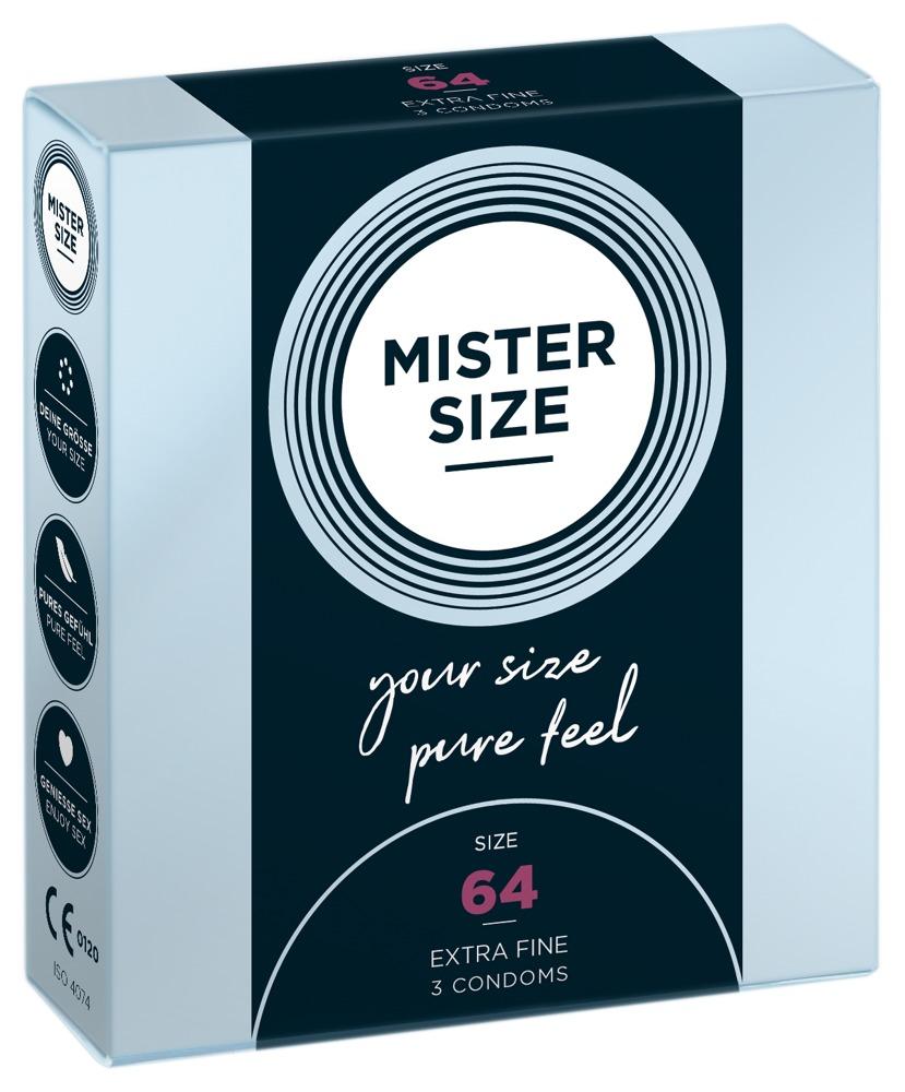 Mister Size 64 mm, suured kondoomid, 3tk