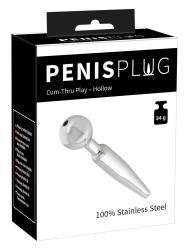 Penis Plug "Cum-Thru", dilaator avaga