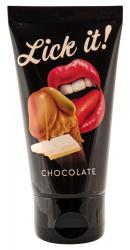 Lick-it Schoco, valge shokolaadiga maitsestatud geel, 50 ml