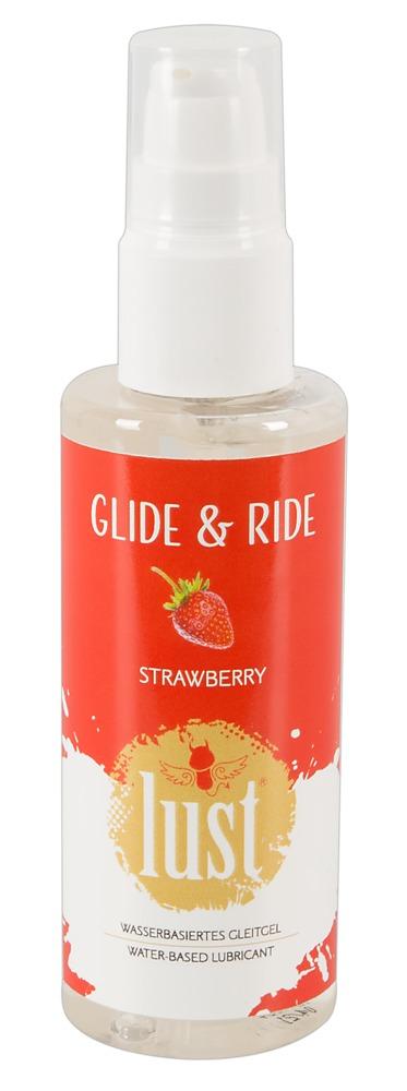 Lust Strawberry by LUST, veebaasiline maasikamaitseline libesti pumppudelis, 100ml
