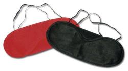 Eye-Mask-Set,2 pcs.,black/red