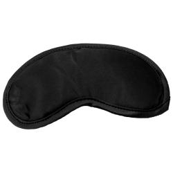  S&M - Satin Blindfold Black, mustad silmaklapid