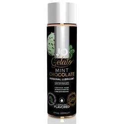 SYSTEM JO - GELATO MINT CHOCOLATE LUBRICANT WATER-BASED, veebaasiline libesti PIPARMÜNDINE ŠOKOLAAD, 120 ML