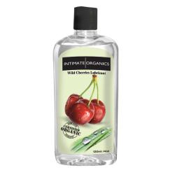 INTIMATE ORGANICS - WILD CHERRIES FLAV LUBE , aromaatne veebaasiline libesti, metskirss, 120ml