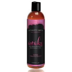 INTIMATE EARTH - AWAKE MASSAGE OIL 120 ML