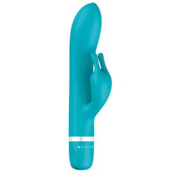 B SWISH - BWILD CLASSIC BUNNY RABBIT VIBRATOR JADE, klassikaline jänkuvibraator, meresinine