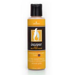 SENSUVA - INSANE AROUSAL GLIDE HOT BUTTER RUM, "hullumeelne" stimuleeriv rummi-libesti, 125 ML