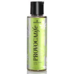 Sensuva- PROVOCATIFE CANNABIS OIL & PHEROMONE INFUSED MASSAGE OIL, massaažiõli kanepi ja feromooniga, 125 ML