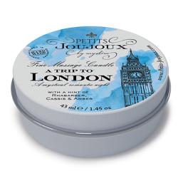 PETITS JOUJOUX - MASSAGE CANDLE LONDON, massaažiküünal "LONDON", 33g