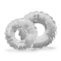 OXBALLS - TRUCKT COCKRING 2-PACK CLEAR, 2 peeniserõngast