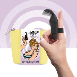 FEELZTOYS - MAGIC FINGER VIBRATOR BLACK