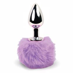 FEELZTOYS - BUNNY TAILS BUTT PLUG PURPLE, üliseksikas lilla anaalpunn