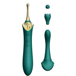 ZALO - BESS VIBRATOR TURQUOISE GREEN