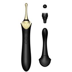 ZALO - BESS VIBRATOR OBSIDIAN BLACK, obsidiaanmust jumalik vibraator