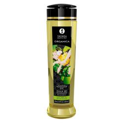 SHUNGA - MASSAGE OIL ORGANICA EXOTIC GREEN TEA, orgaaniline massaažiõli rohelise teega, 240ml